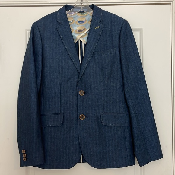 Ted Baker Men’s Herringbone Blazer 2 Small